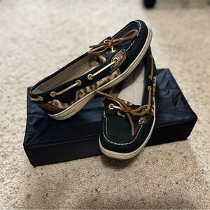 Sperry Black and Brown Loafers Comfortable Flats
